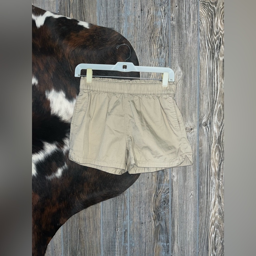 Gap kids XXL (14-16) girls ruffle top khaki pull on shorts nwot